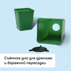 Набор для рассады: стаканы по 600 мл (8 шт.), поддон 36×18 см, цвет МИКС, Greengo - Фото 4