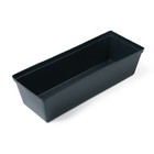 Ящик для рассады, 36 × 14 × 9 см, 3 л, чёрный, «Урожай-7» - фото 2025431