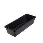 Ящик для рассады, 36×14×9 см, 3 л, пластик, чёрный - Фото 9