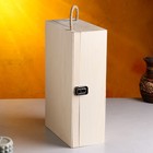 Подарочный ящик, 34×21.5×10.5 см, деревянный, 3 отделения, с крышкой - Фото 2