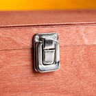 Подарочный ящик 34×21.5×10.5 см деревянный 3 отдела, с крышкой, светло-коричневый - фото 9912887