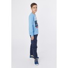 Джемпер для мальчика, рост 128 см, цвет голубой - Фото 2
