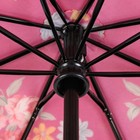 Зонт автоматический «Город», 3 сложения, 8 спиц, R = 50 см, цвет розовый - Фото 3