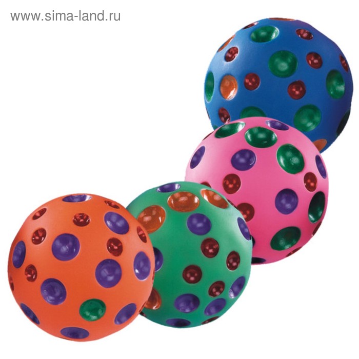 Игрушка Nobby "Мяч рельефный" для собак, 7,5см - Фото 1