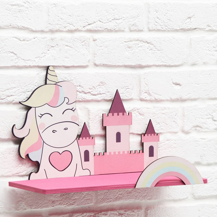 Полка "Единорог" 40х15 см - Фото 1