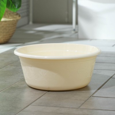 Таз круглый, 6 л, цвет МИКС