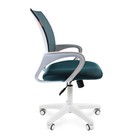 Офисное кресло Chairman 696, белый пластик, зелёный - Фото 3
