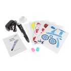 3D ручка 3Dali Plus (KIT FB0021Bk), ABS и PLA, черная ( + трафарет и пластик) - Фото 3