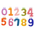 Цифры на магните, набор 10 шт., цифра: 6 × 4 см - Фото 8