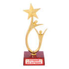 Кубок «Лучший из лучших», наградная фигура, люди со звездой, пластик - фото 320673319