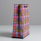 Пакет подарочный ламинированный вертикальный, упаковка, «Мозаика», 18 х 23 х 8 см, ручка МИКС - Фото 2
