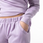 Домашний комплект (толстовка и шорты) женский MINAKU, размер 42, цвет фиолетовый - Фото 4