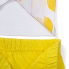 Комплект для девочки (футболка+шорты), рост 80 см, цвет белый/жёлтый Л947-3775 - Фото 6