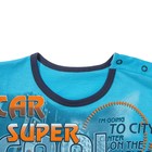 Комплект для мальчика (футболка+шорты), рост 98 см, цвет синий/бирюзовый Н001-3381 - Фото 3