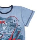 Комплект для мальчика (футболка+шорты), рост 98 см, цвет синий Н001-3381 - Фото 4