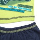 Комплект для мальчика (футболка+шорты), рост 98 см, цвет синий/лайм Н001-3381 - Фото 6