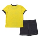 Комплект для мальчика (футболка+шорты), рост 98 см, цвет серый/жёлтый Н981-3650 - Фото 2