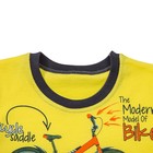 Комплект для мальчика (футболка+шорты), рост 98 см, цвет серый/жёлтый Н981-3650 - Фото 3