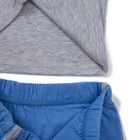 Комплект для мальчика (футболка+шорты), рост 98 см, цвет синий/серый меланж Н989-3694 - Фото 6