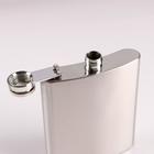 Фляжка Мастер К «Майор», 210 мл, в чехле, подарочная, армейская, 7 oz, нержавеющая сталь, зелёная - Фото 2