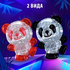 3D пазл «Панда», кристаллический, 53 детали, цвета МИКС - фото 3784708