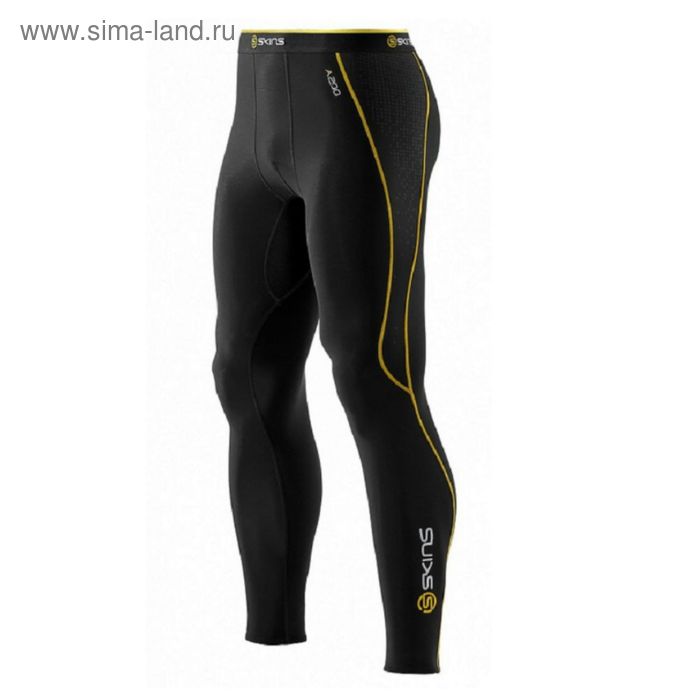 Тайтсы (черный/желтый) SKINS B60052111 A200 MENS THERMAL LONG TIGHTS S - Фото 1