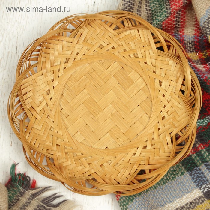 Хлебница "Добро" бамбук 18 см - Фото 1