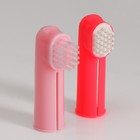 Набор щётка - напальчник и массажер для десен, микс цветов - Фото 5