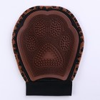 Рукавица - щетка для шерсти двусторонняя, на правую и левую руку, микс цветов - Фото 7