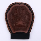 Рукавица для вычёсывания шерсти, двусторонняя, на правую и левую руку, цвет МИКС - Фото 8