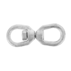 Вертлюг петля-петля ТУНДРА krep, 8 мм, оцинкованный - Фото 2