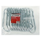 Карабин монтажный с фиксатором ТУНДРА krep, DIN5299D, 14×180 мм, оцинкованный - Фото 3