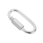 Карабин винтовой ТУНДРА krep, М10, оцинкованный - Фото 1