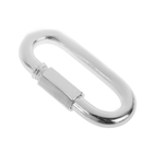 Карабин винтовой ТУНДРА krep, М12, оцинкованный - Фото 1