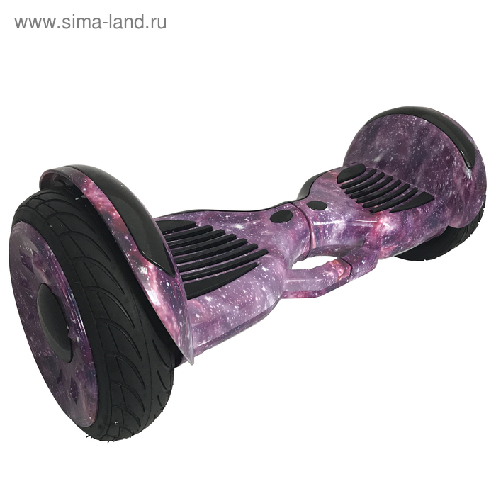 Гироскутер 10.5" Smart Balance Sport с ручкой на корпусе, самобаланс, Violet space - Фото 1