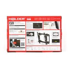 Кронштейн HOLDER LCD-T2627-B, для ТВ, наклонный, 22"-40", 57 мм от стены, черный - Фото 6