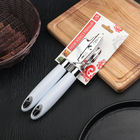 Нож консервный Доляна «Скина», 22,5 см, цвет белый - Фото 4