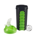 Шейкер спортивный для воды и спортивного питания, 750 мл, CrossFit Max, 11×22 см - Фото 3