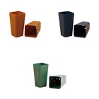 Горшок для рассады, 600 мл, 8×8×15 см, пластик, МИКС, Greengo - Фото 9