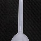 Ложка одноразовая «Стандарт», пластик, 16 см, столовая, белая - Фото 4