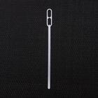 Размешиватель одноразовый, пластик, 11.8 см, для кофе, белый - Фото 2