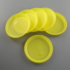 Набор одноразовых тарелок «Все на пикник», d=17 см, 6 шт, цвет жёлтый - Фото 4