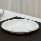 Набор одноразовой посуды «Летний №1», 6 персон, цвет белый - Фото 3