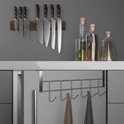 Вешалка на дверь на 6 крючков Доляна «Блеск», 28×9×2 см, цвет хром - Фото 6