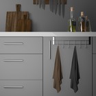 Вешалка на дверь на 6 крючков Доляна «Блеск», 28×9×2 см, цвет хром - Фото 7