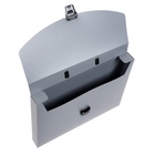 Папка-портфель А4, 1 отделение, 700 мкм, Calligrata, до 300 листов, серая - Фото 2