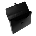 Папка-портфель А4 Calligrata, 1 отделение, 700 мкм, песок, чёрная - Фото 8