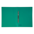 Папка с пружинным скоросшивателем А4, 500 мкм, корешок 15 мм, Calligrata, до 100 листов, зелёная - фото 8651931