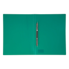 Папка с пружинным скоросшивателем А4, 500 мкм, корешок 15 мм, Calligrata, до 100 листов, зелёная - Фото 2