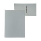 Папка с пружинным скоросшивателем А4, 500 мкм, корешок 15 мм, Calligrata, до 100 листов, серая - Фото 1